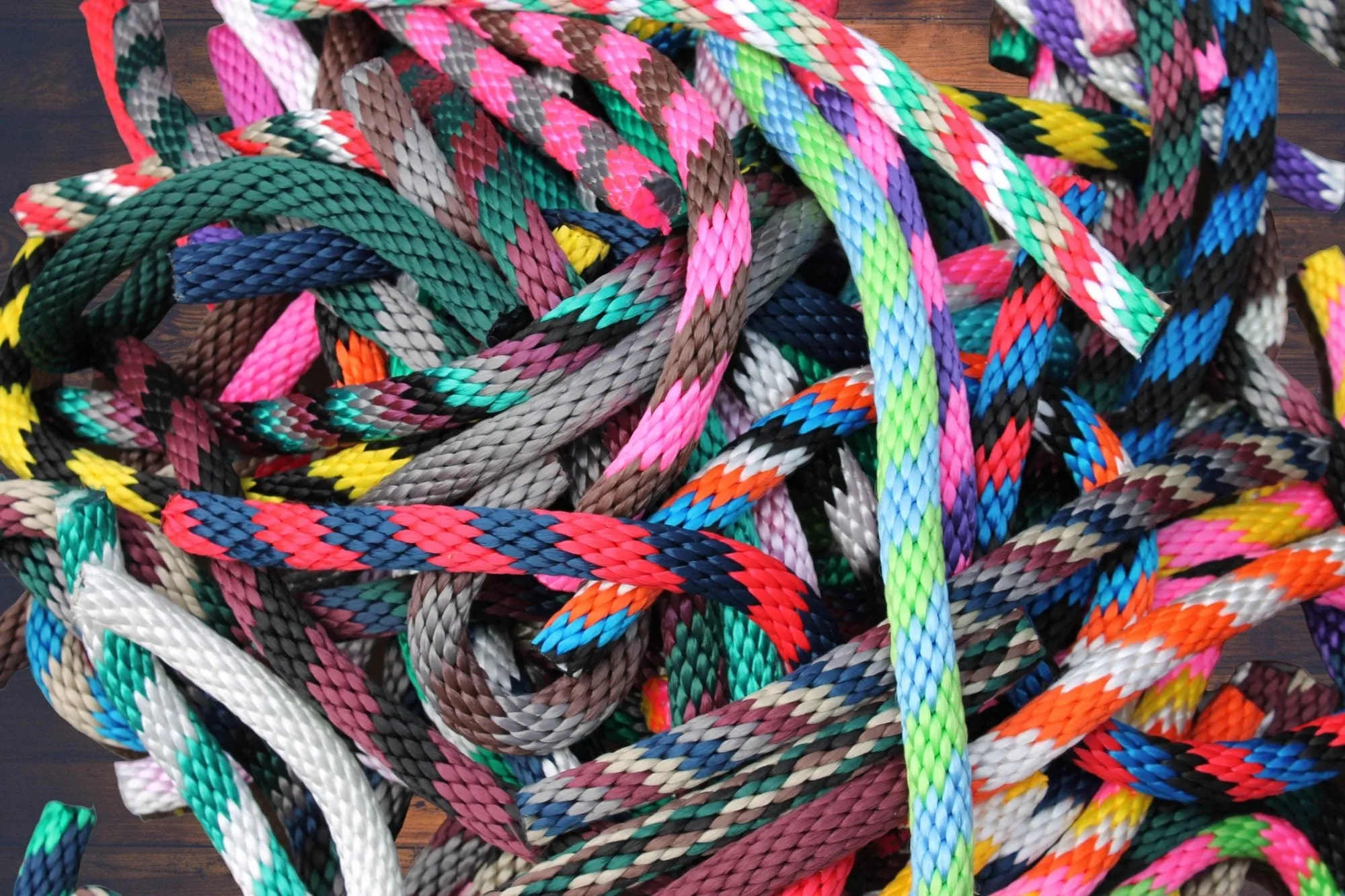 Navy, Burgundy, Hunter Green Solid Braided Multifilament Polypropylene Rope