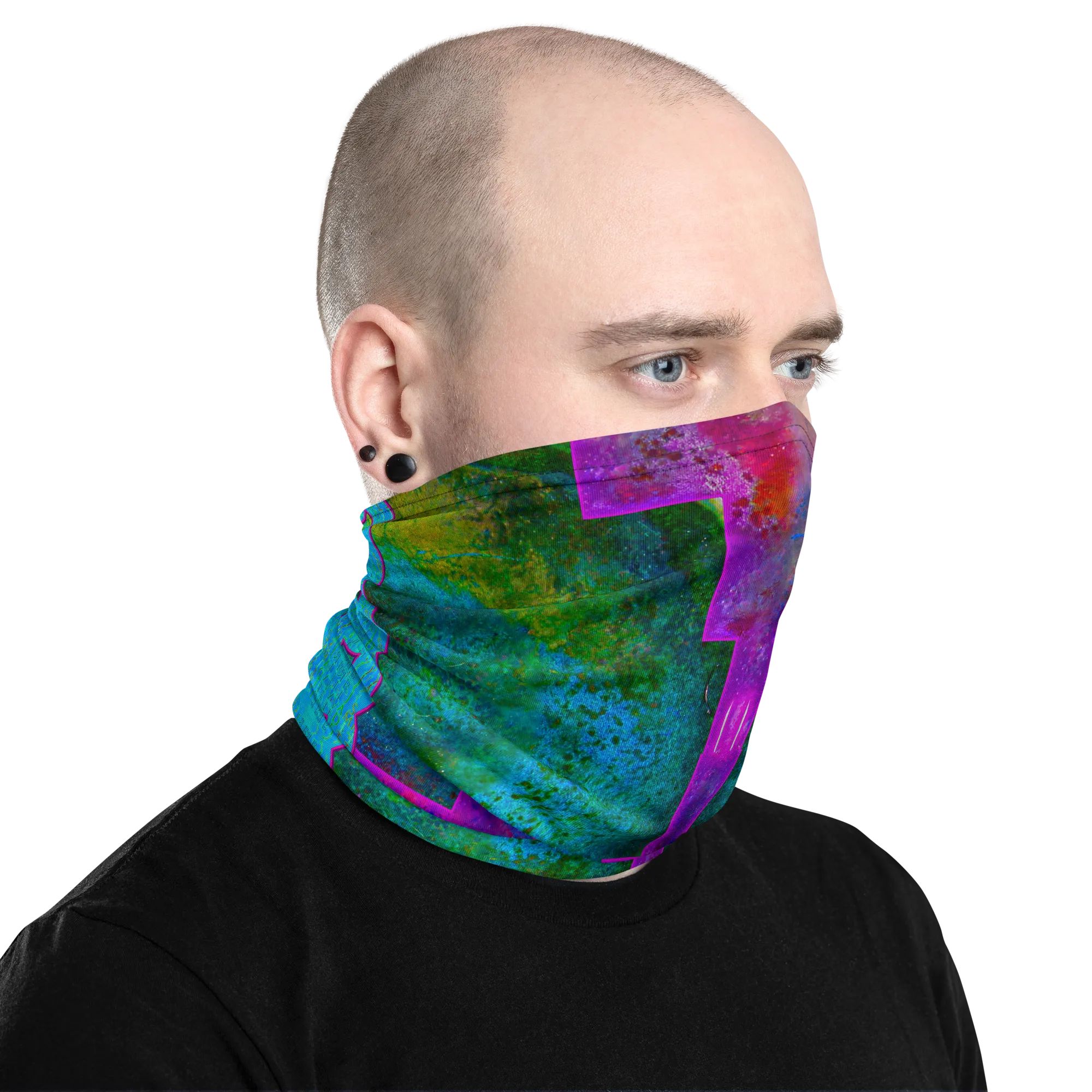 Neck Gaiter (Unisex)(Chain Collection) RJSTH@Fabric#11 RJSTHs2020 RJS