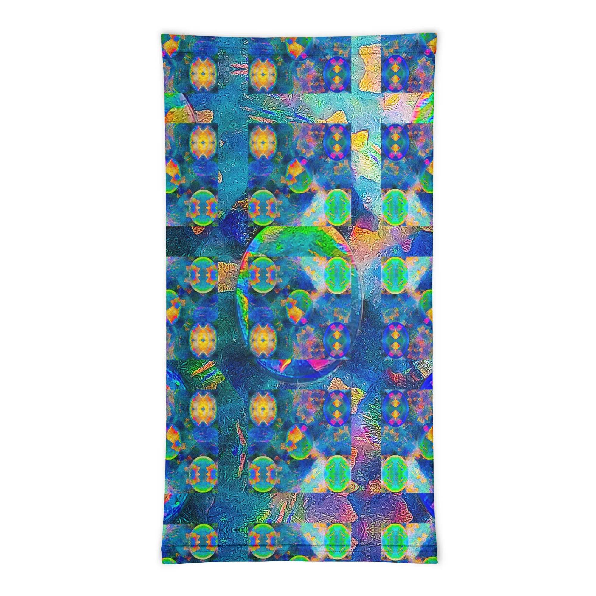 Neck Gaiter (Unisex)(Opal Skies Cantus Primus) RJSTH@RJSTHW2024 RJS
