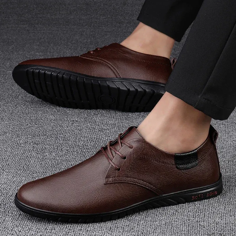 Neue Herren Lederschuhe Fashion Brand Klassische Herrenschuhe