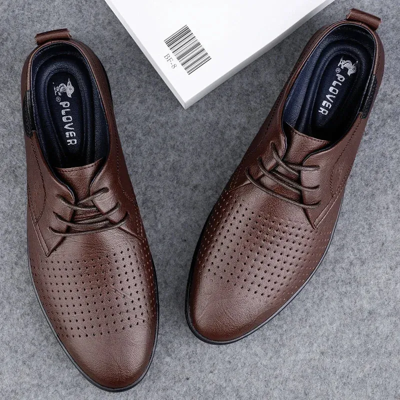 Neue Herren Lederschuhe Fashion Brand Klassische Herrenschuhe