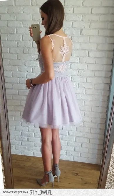 New Arrival lace Short Prom Dress Party Dress, sleeveless cute homecoming dresses,  HD0337