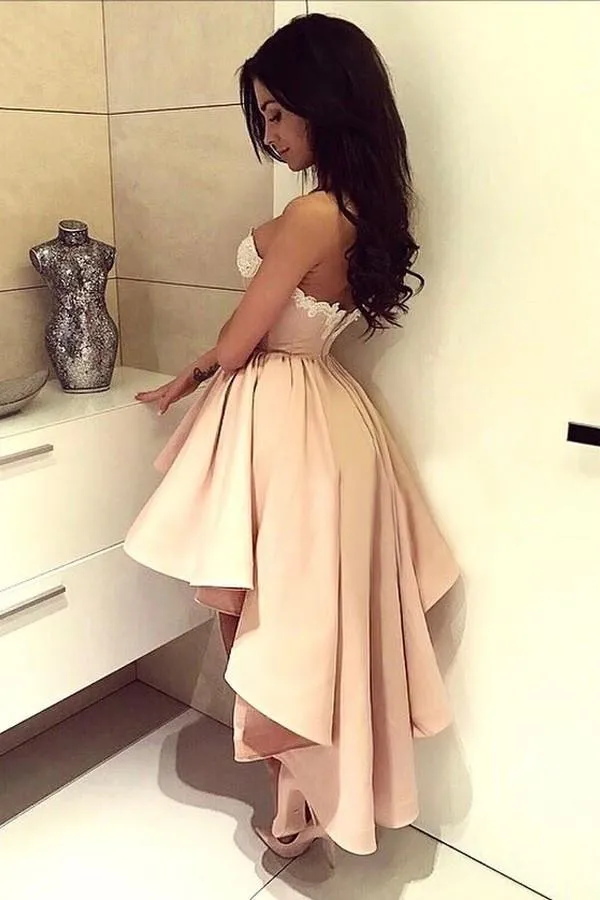 New Arrival sexy lace sweetheart short prom dresses, cheap homecoming dresses, HD0347