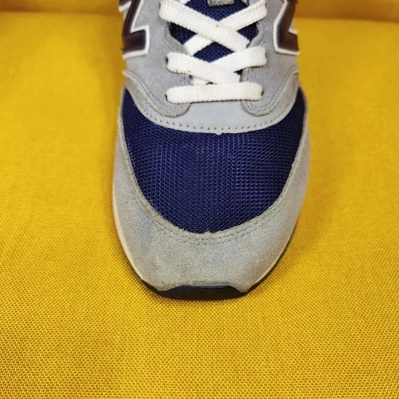 New Balance  597 V1 Gray Red Navy Lace Up Sneakers Casual Men's Shoes Size 10