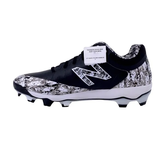 New Balance Pedroia TPU Mens Molded Baseball Cleats - Black/Digital Camo