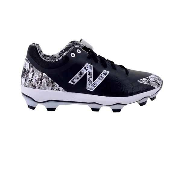 New Balance Pedroia TPU Mens Molded Baseball Cleats - Black/Digital Camo