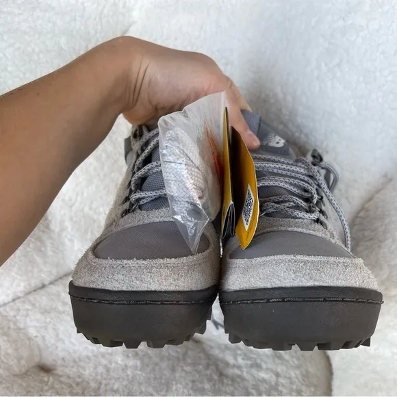 NEW BALANCE - Rainier Suede And Mesh Trainers Gray Shoes Men's