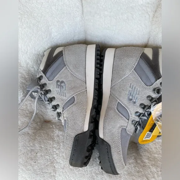 NEW BALANCE - Rainier Suede And Mesh Trainers Gray Shoes Men's