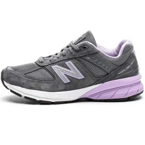 New Balance Women’s 990v5 in a Lead Dark Violet Glo Color; Size 7.5M