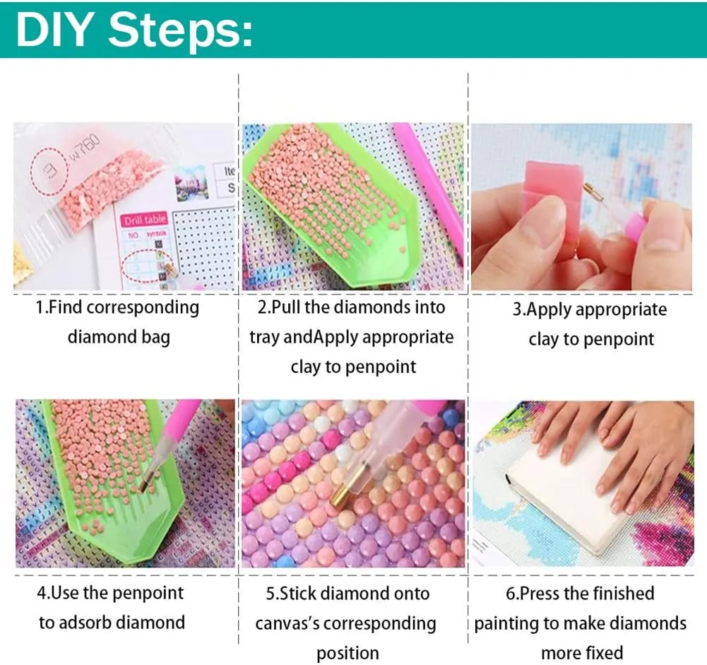 NEW FILASLFT DIY Stitch Diamond Art Full Drill, Stitch Diamond Painting Kits for Adults, 5D Cartoon Diamond Painting for Beginner, Perfect for Home Decoration Festival Gift 12x16 Inch.