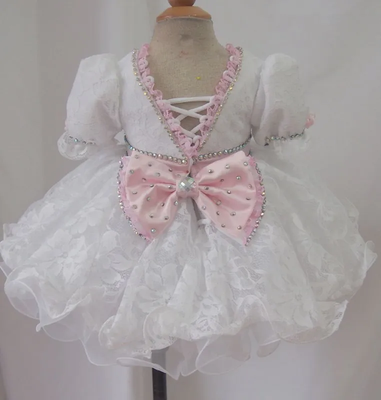 New Lace White/Ivory Wedding Dress Bridal Gown Custom Size