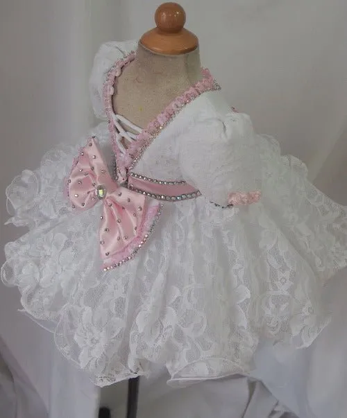New Lace White/Ivory Wedding Dress Bridal Gown Custom Size