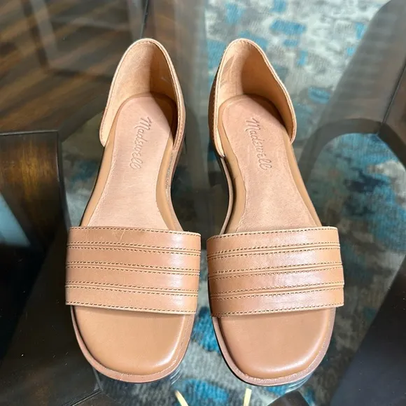 NEW! Madewell Brindle d'Orsay Flat  in tan color size 5