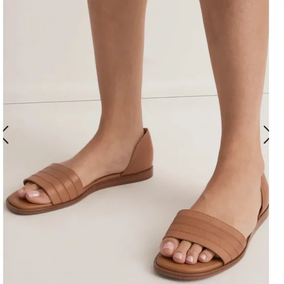 NEW! Madewell Brindle d'Orsay Flat  in tan color size 5