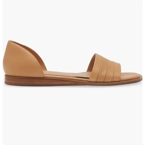 NEW! Madewell Brindle d'Orsay Flat  in tan color size 5