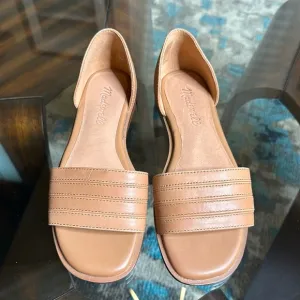 NEW! Madewell Brindle d'Orsay Flat  in tan color size 5