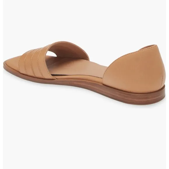 NEW! Madewell Brindle d'Orsay Flat  in tan color size 5