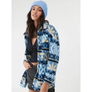 New O’Neill Collin’s Oversized Superfleece Shacket Size Large