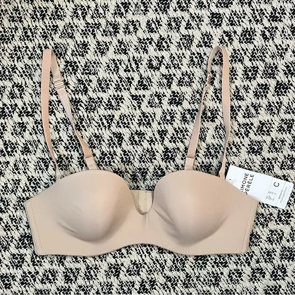 New Simon Perele Essentiel Multi-Position Strapless Bra Size 32C