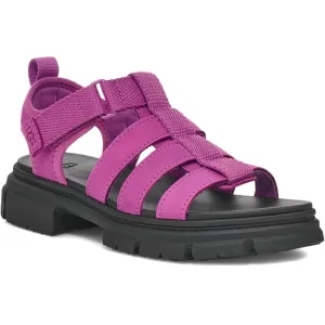 New UGG Ashton Multistrap Chunky Sandals Girls Size 4 (Youth) in Pink