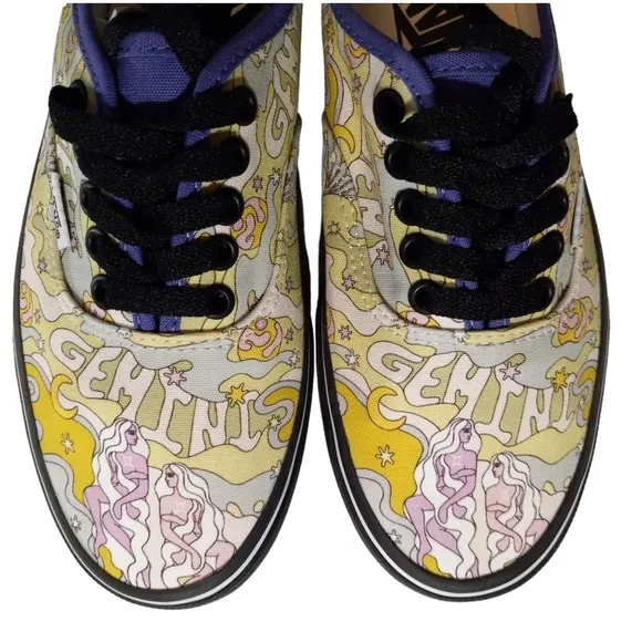 New Vans Custom Made Astrology Horoscope Gemini Womans 8 Mens 6.5