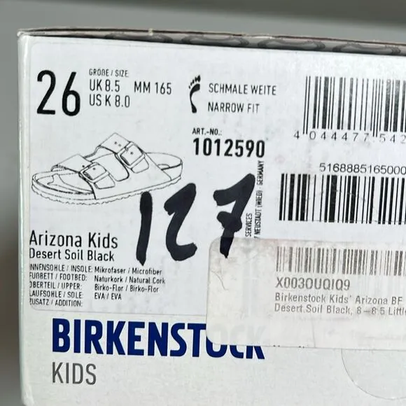 New Birkenstock Arizona Youth Sandals