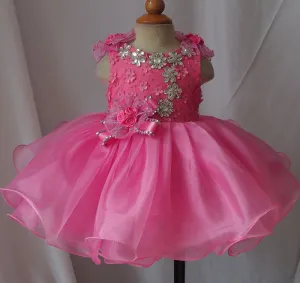 Newborn/Infant/toddler/baby/children/kids Glitz Girl's Baby Doll Pageant Dress