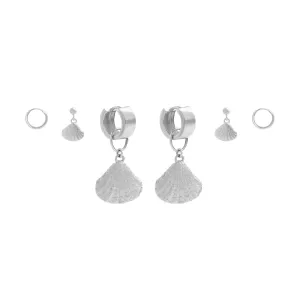 Nicola Earring Bundle  - Silver
