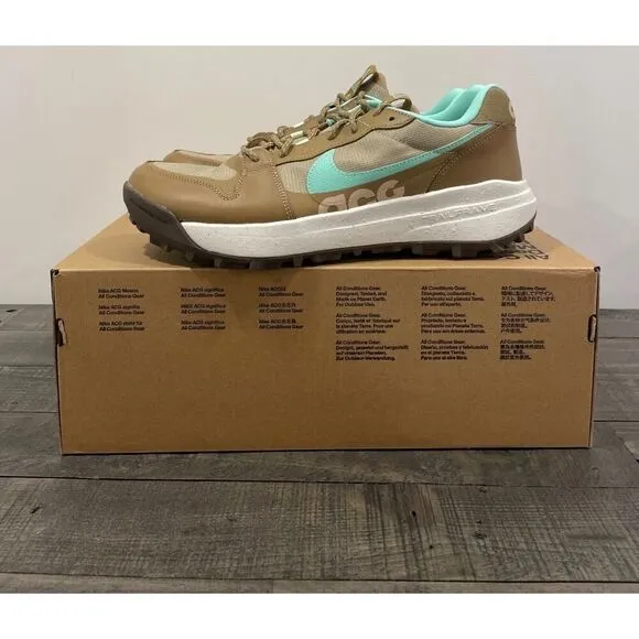 Nike ACG Lowcate Men 8 Casual Shoe Green White Athletic Lifestyle Sneaker