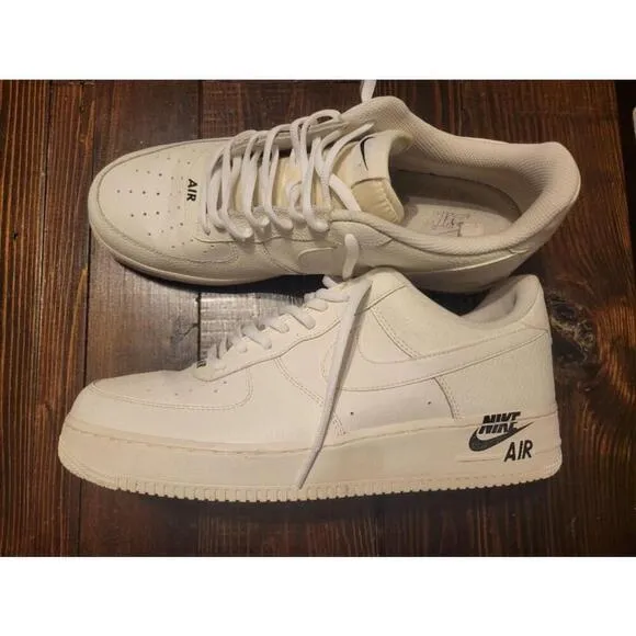 Nike Air Force 1 Low Sail Black (AJ7280-102) Size 12.5