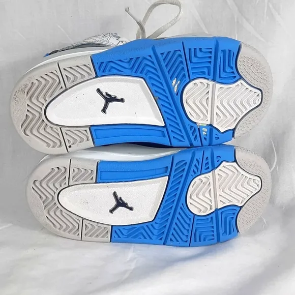 Nike Air Jordan Dub Zero Toddler 7C White Black University Blue TD DV1358-114