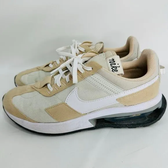 Nike Air Max Pre-Day Sneakers in Light bone / Sand / White size 8