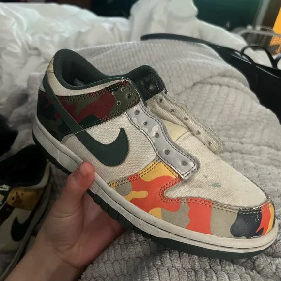 Nike Dunk Low SE Sail Multi-Camo