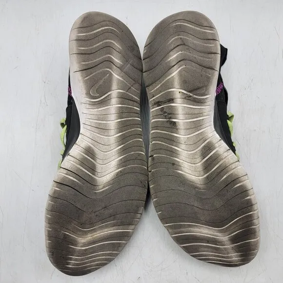 Nike Flex Contact 3 Mens 12 Black Green Purple Athletic Shoes Outdoors Running
