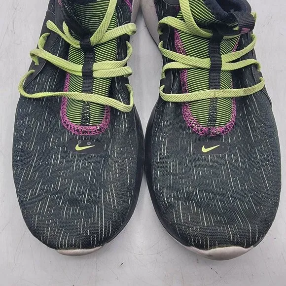 Nike Flex Contact 3 Mens 12 Black Green Purple Athletic Shoes Outdoors Running