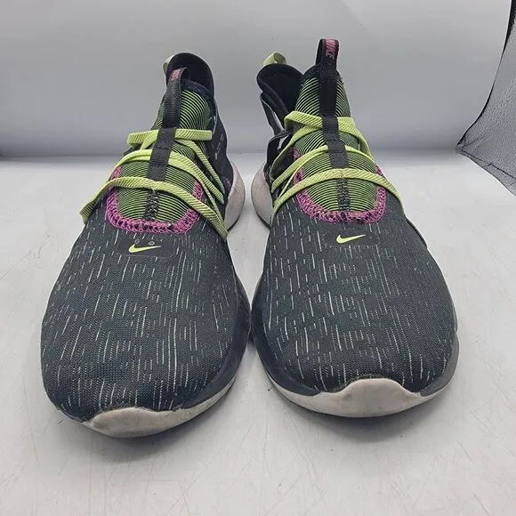 Nike Flex Contact 3 Mens 12 Black Green Purple Athletic Shoes Outdoors Running
