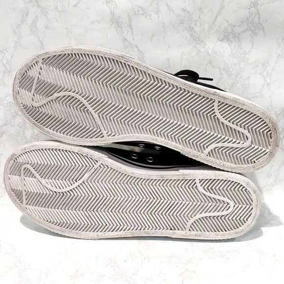 Nike GTS 97 Black Canvas Sneakers Low Top Retro Skateboarding - Men's 7.5