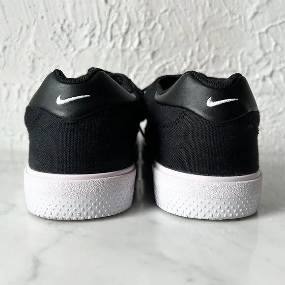 Nike GTS 97 Black Canvas Sneakers Low Top Retro Skateboarding - Men's 7.5