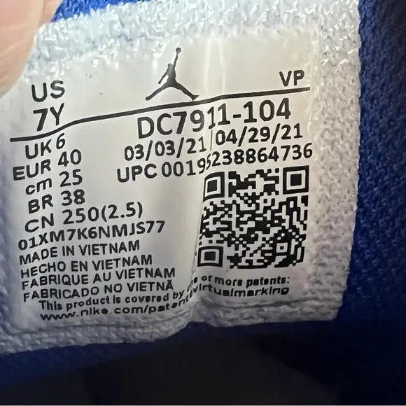 Nike JORDAN Pro Strong DC7911-104 White Basketball Youth Sneaker Shoes Sneakers