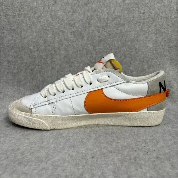 Nike Mens Shoes Size 10 Blazer 77 Jumbo Low Top White &amp; Alpha Orange DN2158-100