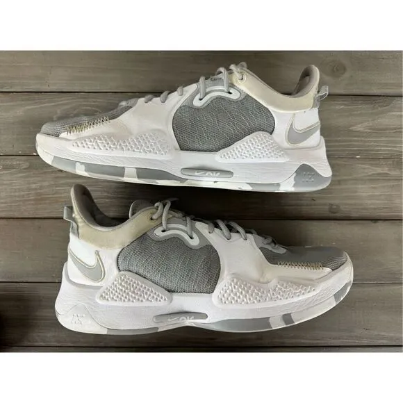 Nike Paul George PG 5 TB in Wolf Grey Size 11.5 Athletic Basketball Shoes