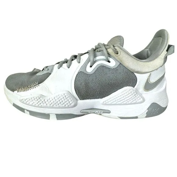 Nike Paul George PG 5 TB in Wolf Grey Size 11.5 Athletic Basketball Shoes