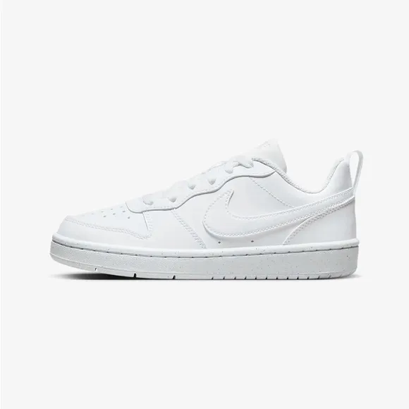 @NIKE@Nike Court Borough Low 2 (GS) Recraft Big Kid’s Shoes. Size: 7 BQ5448-100