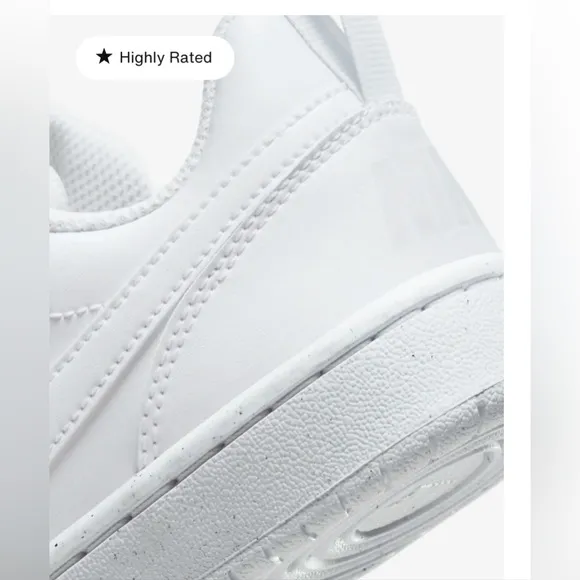 @NIKE@Nike Court Borough Low 2 (GS) Recraft Big Kid’s Shoes. Size: 7 BQ5448-100
