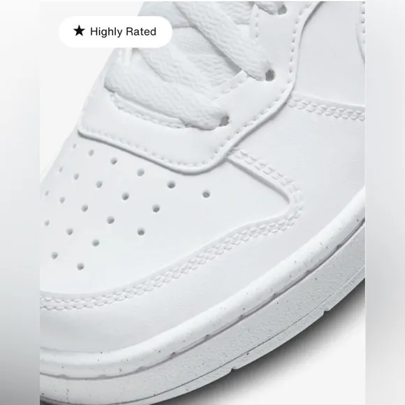 @NIKE@Nike Court Borough Low 2 (GS) Recraft Big Kid’s Shoes. Size: 7 BQ5448-100