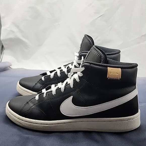 ●NIKE●STYLE : COURT ROYAL 2 MID SNEAKERS IN BLACK ⚫️ IN GUC MENS 11.5 ☆AWESOME☆
