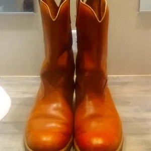 Nitrene Man Leather Cowboy Oil Resistant Regular fit y2k Western Boots Size 11