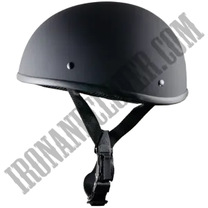 No Peak Beanie Helmet in Flat Black