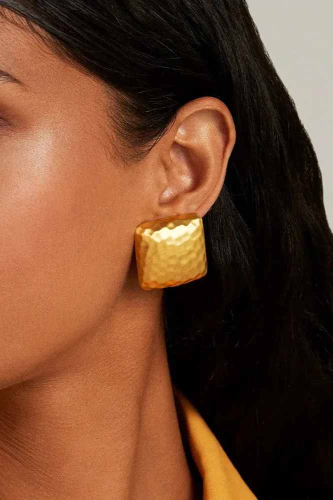 Nomad Square Clip On Earrings