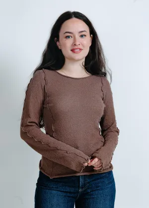 Nori Long Sleeve Top - Espresso